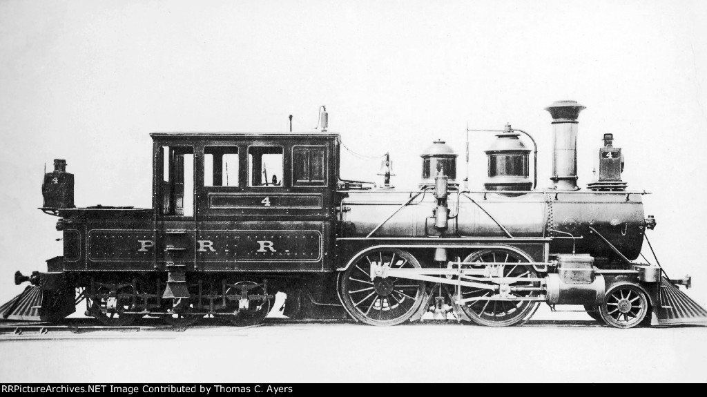 PRR 4, 2-4-6T, c. 1890